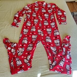 2010s Sanrio Hello Kitty Onesie PH Pajama Sz M